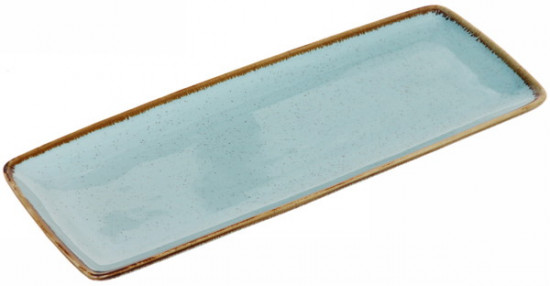 Блюдо керамическое «Tiffany Blue»