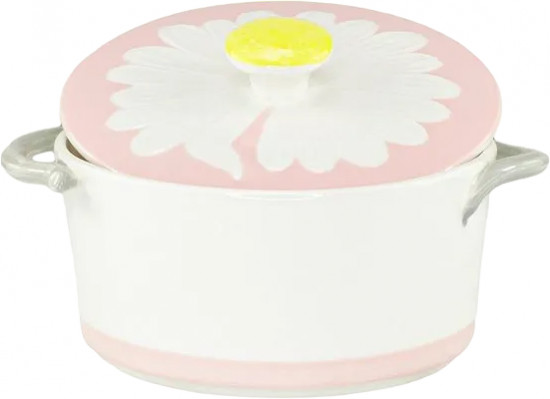 Кастрюля с крышкой «Fiore White»
