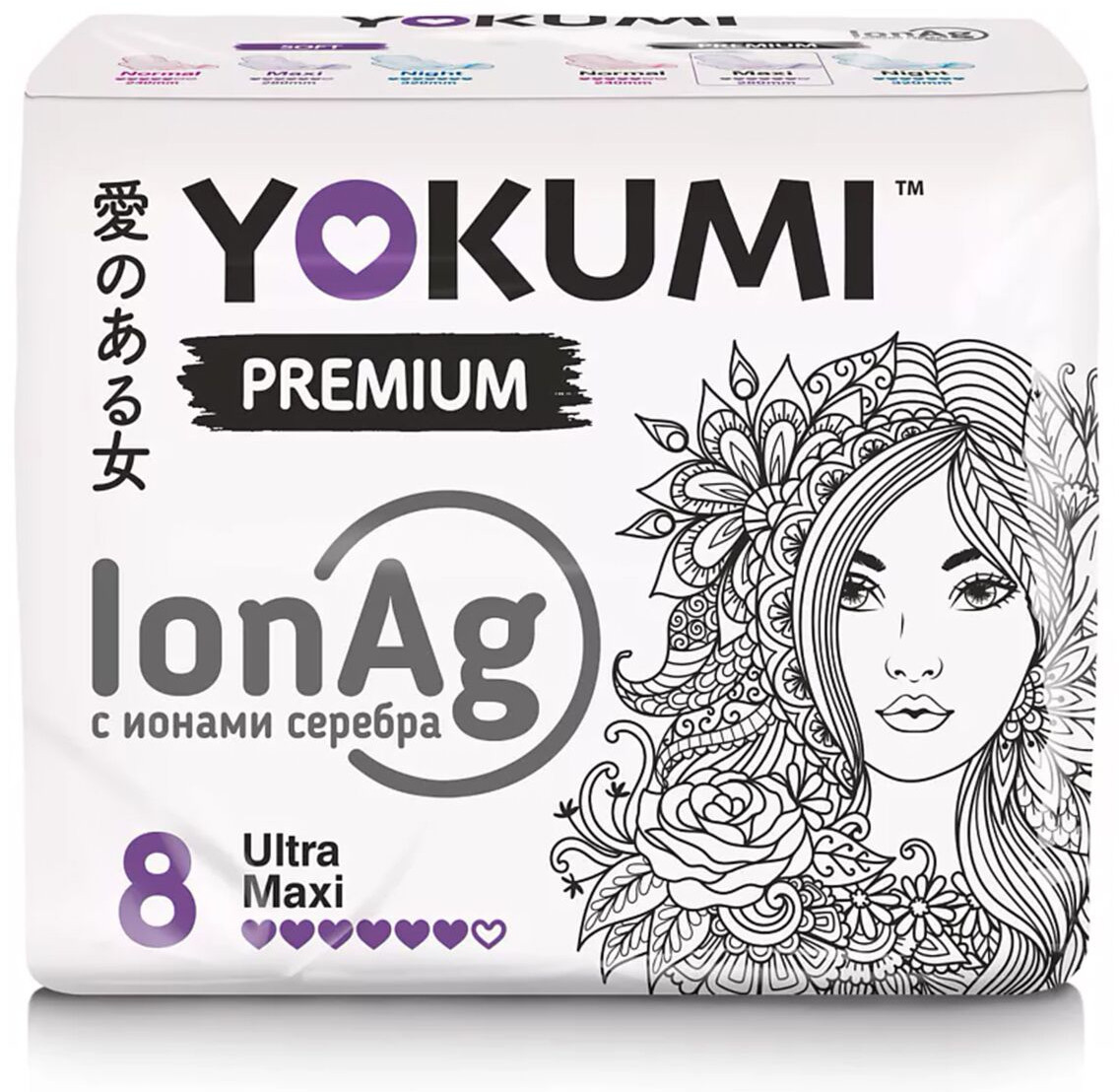 Прокладки женские гигиенические | Premium Ultra | Yokumi