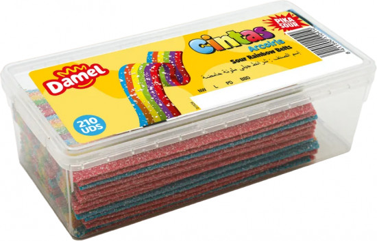 Мармелад жевательный «Sour Rainbow Belts»