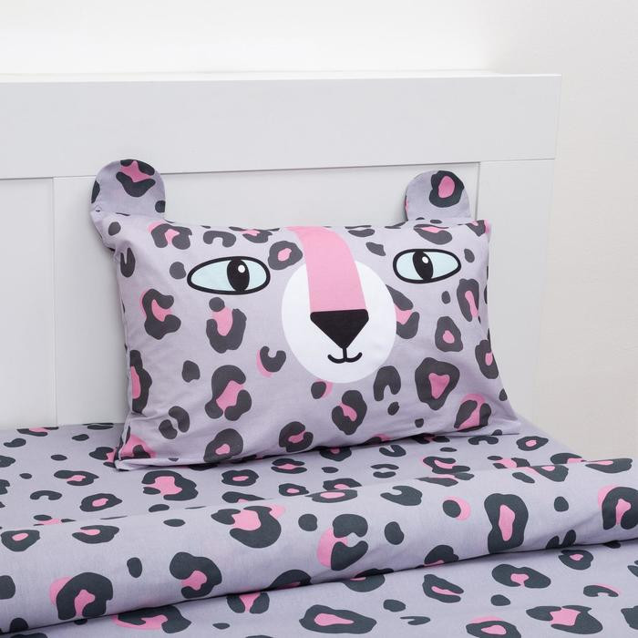 Комплект постельного белья «Happy leopard» | С ушками | Этель