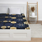 Простыня на резинке «Золотые соты»