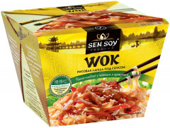Лапша рисовая под китайским соусом «Wok»
