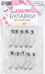 Набор булавок изогнутых