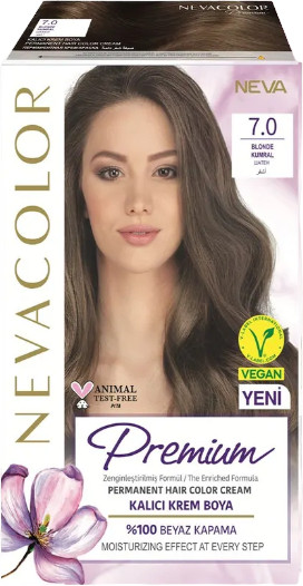 Крем-краска для волос «Prеmium», оттенок 7.0 blonde/шатен