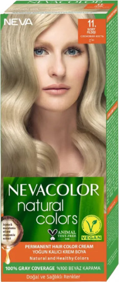 Крем-краска для волос «Natural», оттенок 11. Ivory/слоновая кость