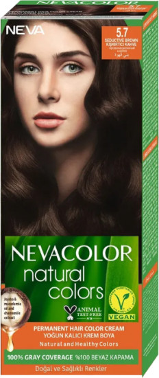 Крем-краска для волос «Natural», оттенок 5.7 Seductive brown/провокационный шатен