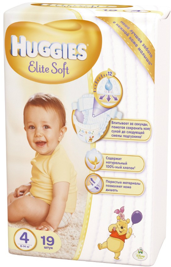Подгузники детские «Elite Soft» | Elite Soft | Huggies