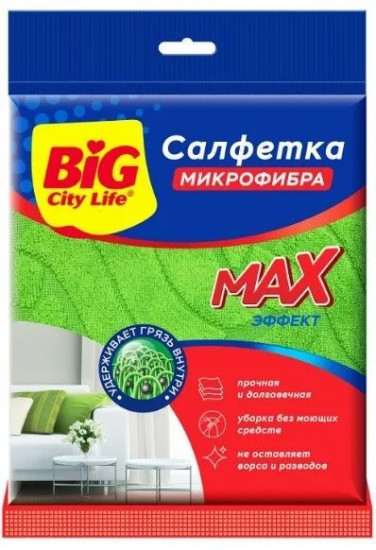 Салфетка из микрофибры «Mах эффект»