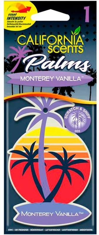 Ароматизатор подвесной «Monterey vanilla» | California Scents