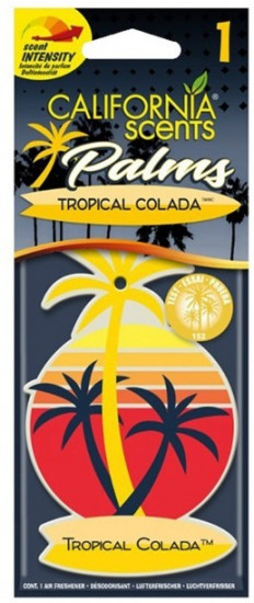 Ароматизатор подвесной «Tropical colada»