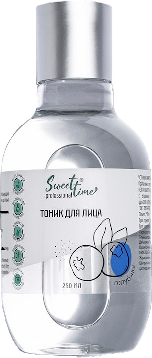 Тоник для лица матирующий «Голубика» | Sweet Time
