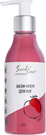 Шейк-крем для ног «Гранат-мята» | Sweet Time