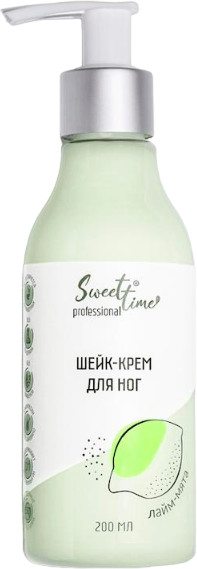 Шейк-крем для ног «Лайм-мята» | Sweet Time