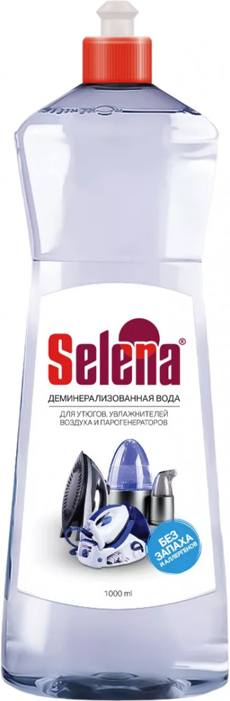 Вода для утюгов деминерализованная без запаха | Selena
