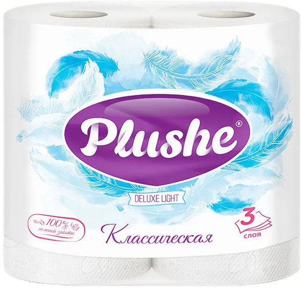Туалетная бумага «Deluxe Light» | Plushe