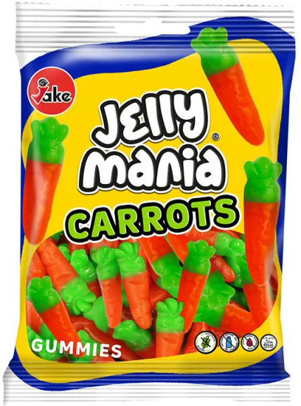 Мармелад жевательный «Морковки» | Jelly Mania | Jake