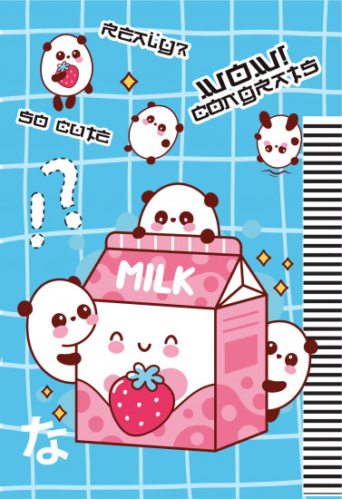 Блокнот «Каваи milk»