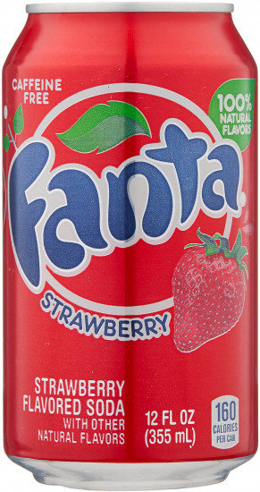 Напиток газированный со вкусом клубники «Strawberry»