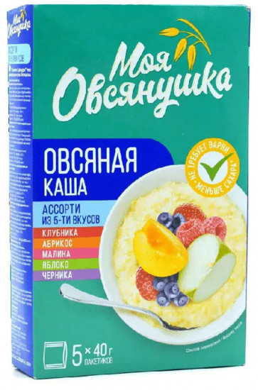 Каша овсяная «Ассорти из 5 вкусов»