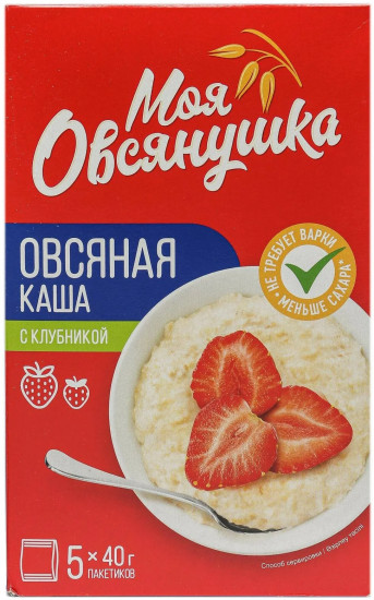 Каша овсяная «С клубникой»