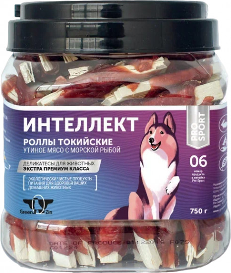 Лакомство для собак «Сушеное утиное мясо на сурими»