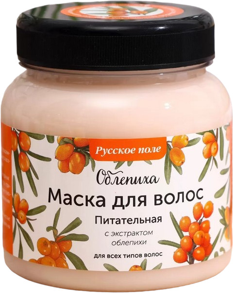 Маска для волос питательная «Облепиха» | Русское поле