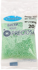 Бисер алебастр окрашенный бледный «Solgel», цвет 02261