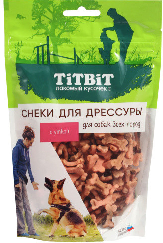 Снеки для дрессуры собак с уткой
