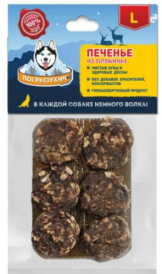 Лакомство для собак «Печенье из оленины L»
