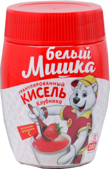 Кисель клубничный «Белый Мишка»