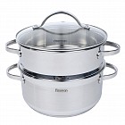 Кастрюля Lorett (3,0 л) со вставкой - пароваркой