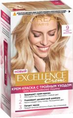 Крем-краска для волос, оттенок 9 Очень светло-русый