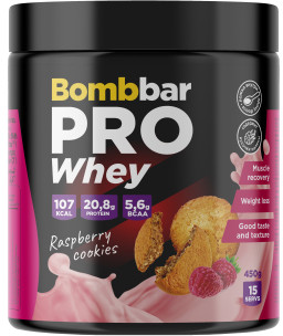 Протеин сывороточный со вкусом малинового печенья «Pro Whey»