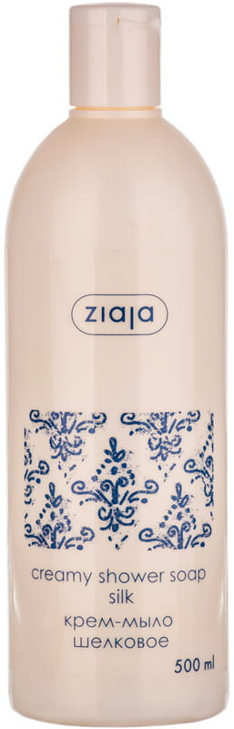 Крем-мыло для душа с протеинами шелка «Creamy Shower Soap Silk» | Ziaja