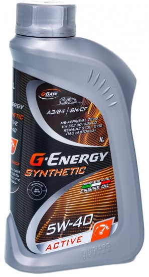 Моторное масло G-Energy Synthetic Active 5W-40