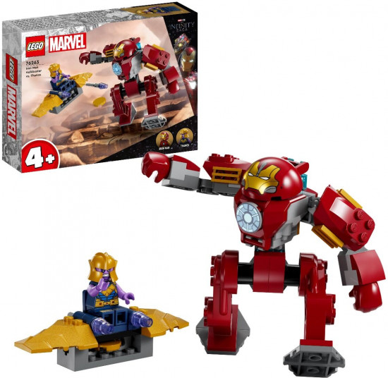 Конструктор 76263 Железный человек Халкбастер против Таноса. Iron Man Hulkbuster vs. Thanos