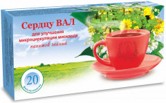 Напиток чайный «Сердцу ВАЛ» для улучшения микроциркуляции миокарда