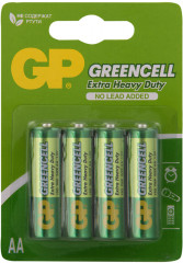 Набор батареек солевых «Greencell AA (R6) 15S»