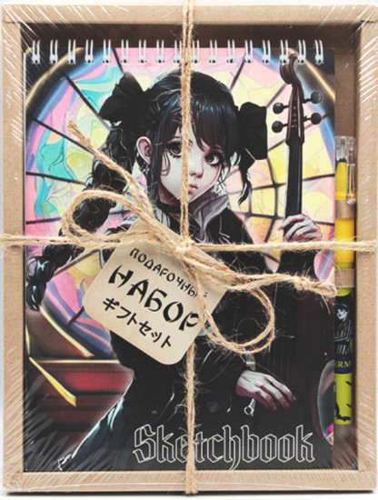 Блокнот с ручкой