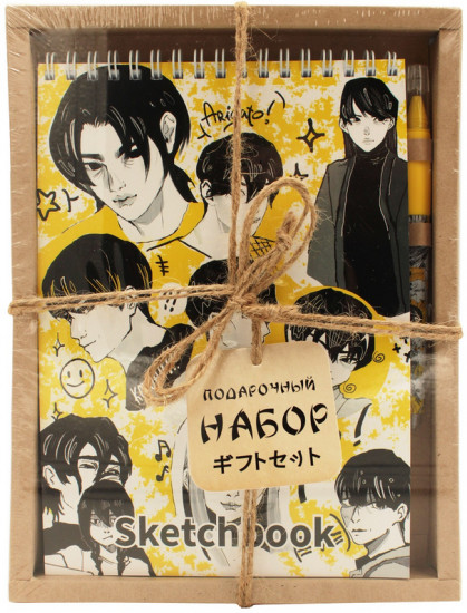 Блокнот с ручкой