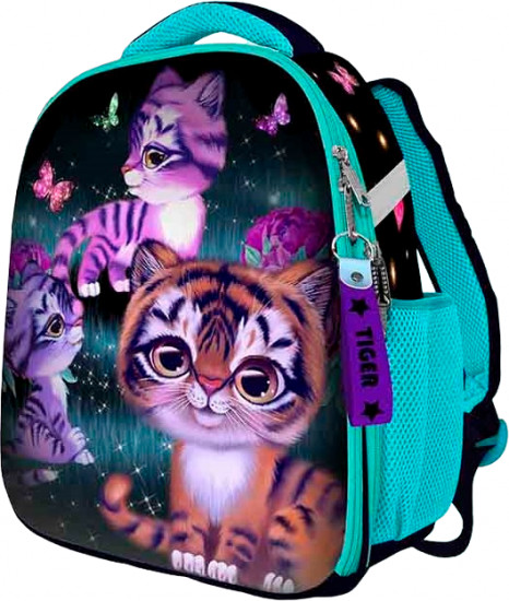 Рюкзак каркасный «Тигры и бабочки»