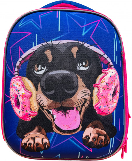 Рюкзак каркасный «Пёс в наушниках»