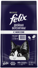 Корм сухой для кошек с мясом «Двойная вкуснятина»