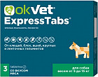 Таблетки от клещей, блох, вшей и гельминтов «ExpressTabs»
