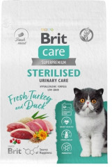 Корм сухой для кошек с индейкой и уткой «Care Cat Sterilised Urinary Care»