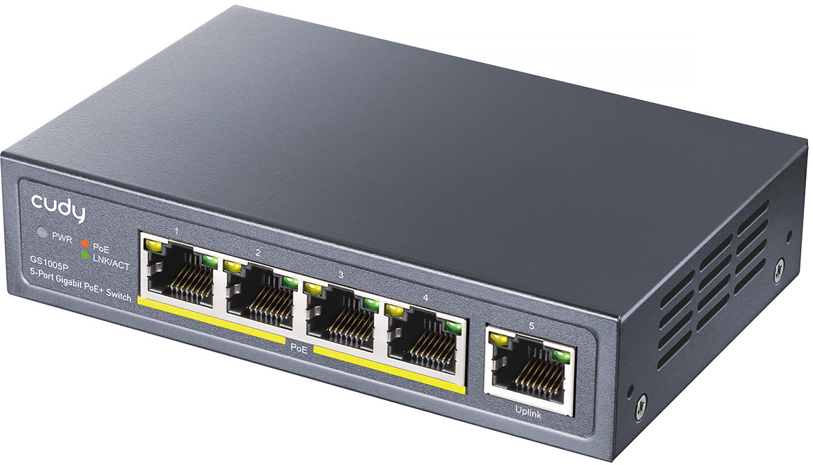 Коммутатор GS1005P | Cudy