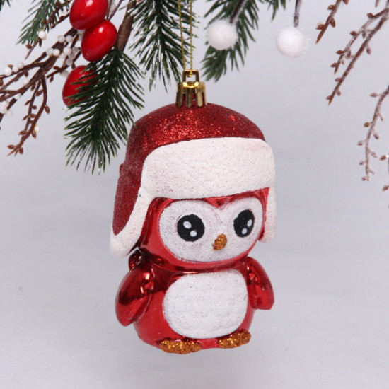 Игрушка ёлочная «Новогодний пингвин»