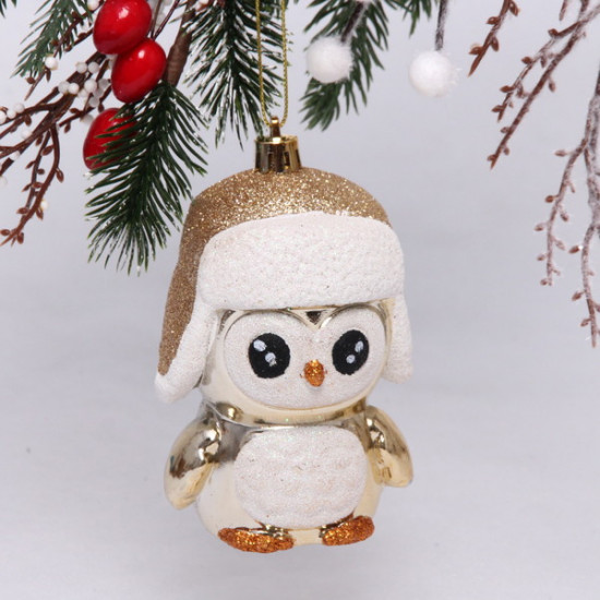 Игрушка ёлочная «Новогодний пингвин»