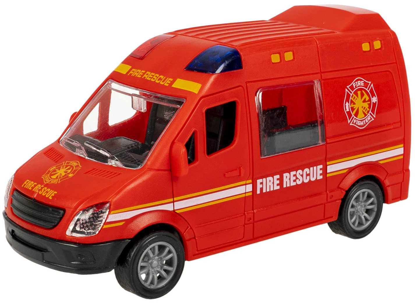 Машина инерционная «Пожарный микроавтобус» | Парк техники | Bondibon